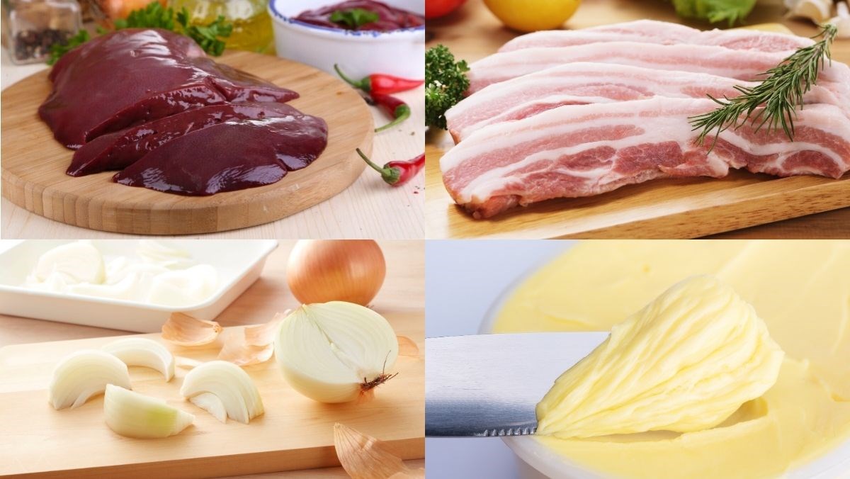 Nguyên liệu món ăn bánh mì pate