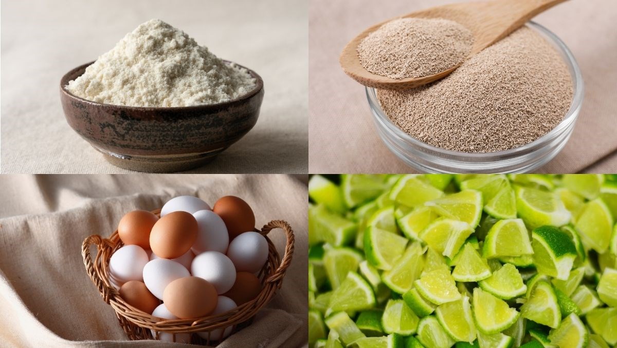 Nguyên liệu món ăn bột bánh bao