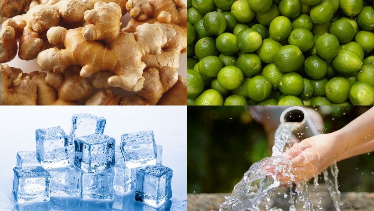 Nguyên liệu món ăn gừng sấy khô