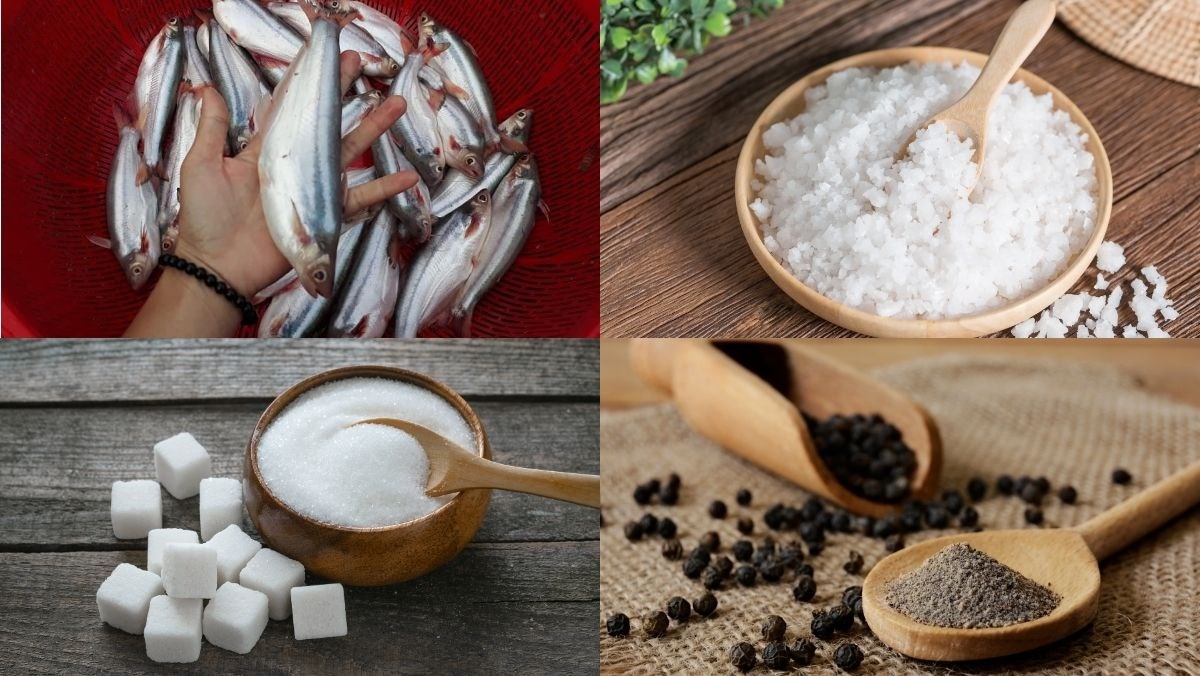 Nguyên liệu món ăn khô cá dứa một nắng