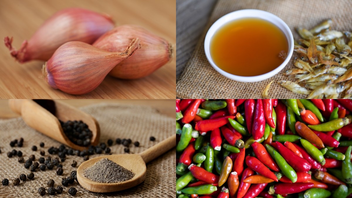 Nguyên liệu món ăn cách làm kho quẹt không thịt