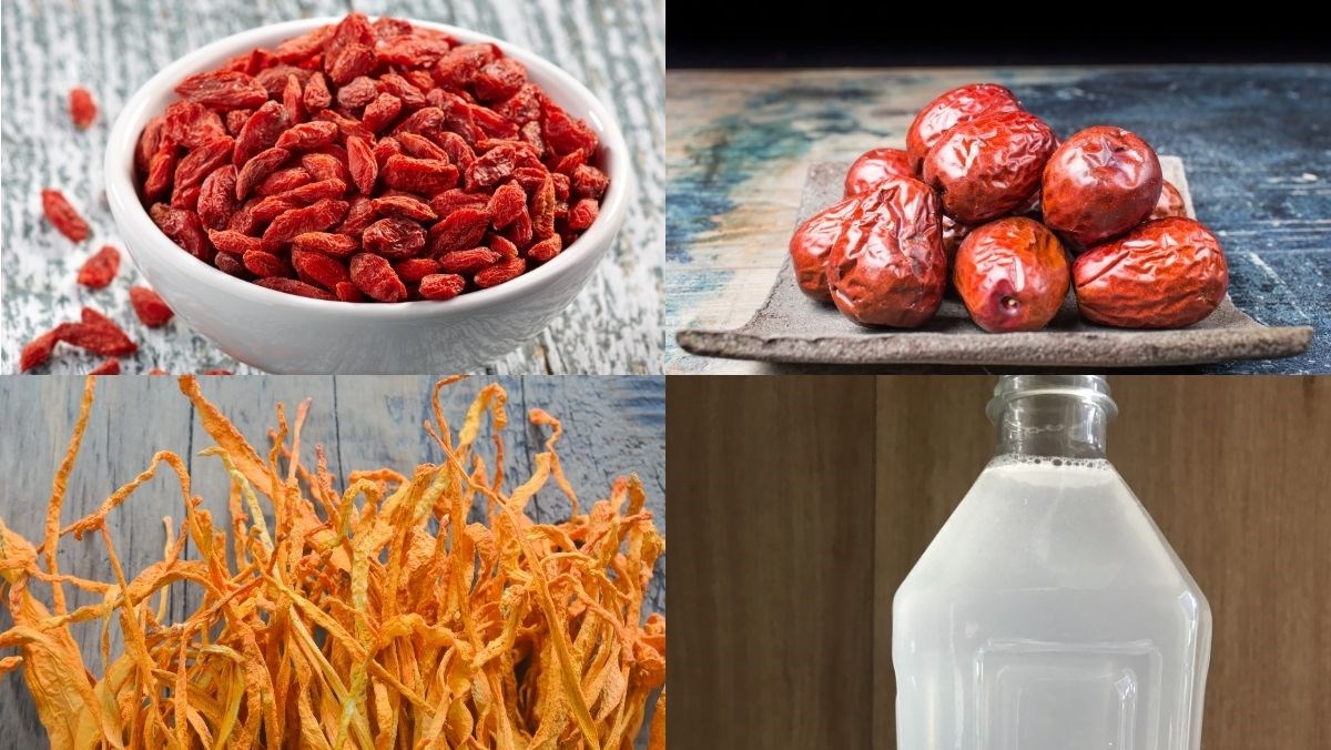 Nguyên liệu món ăn kỷ tử ngâm rượu