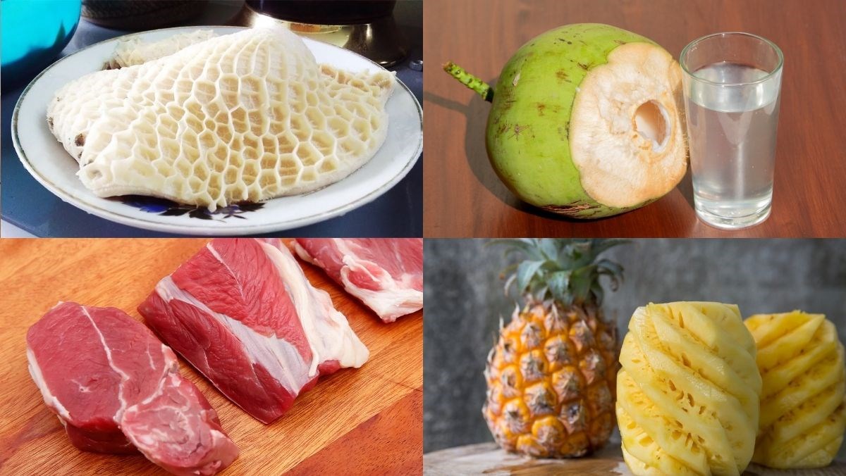 Nguyên liệu món ăn lẩu sách bò