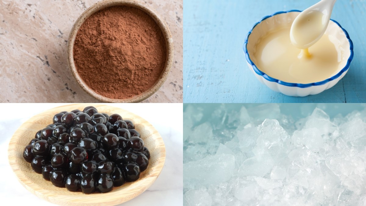 Nguyên liệu món ăn milo dầm