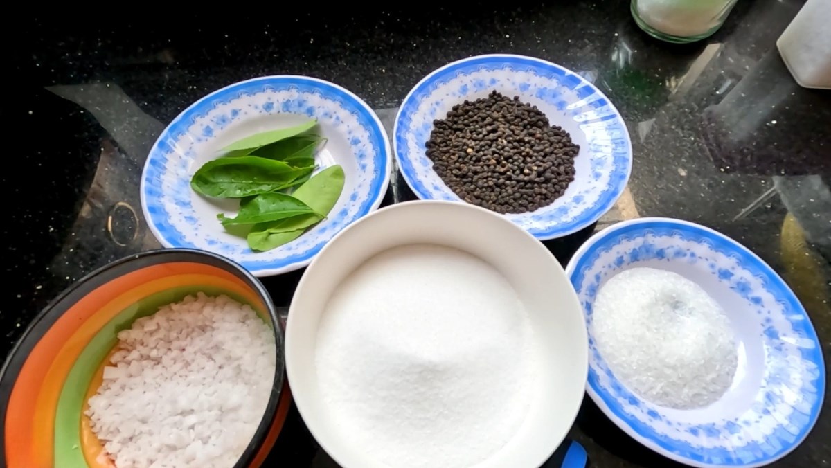 Nguyên liệu món ăn muối tiêu chanh chấm gà