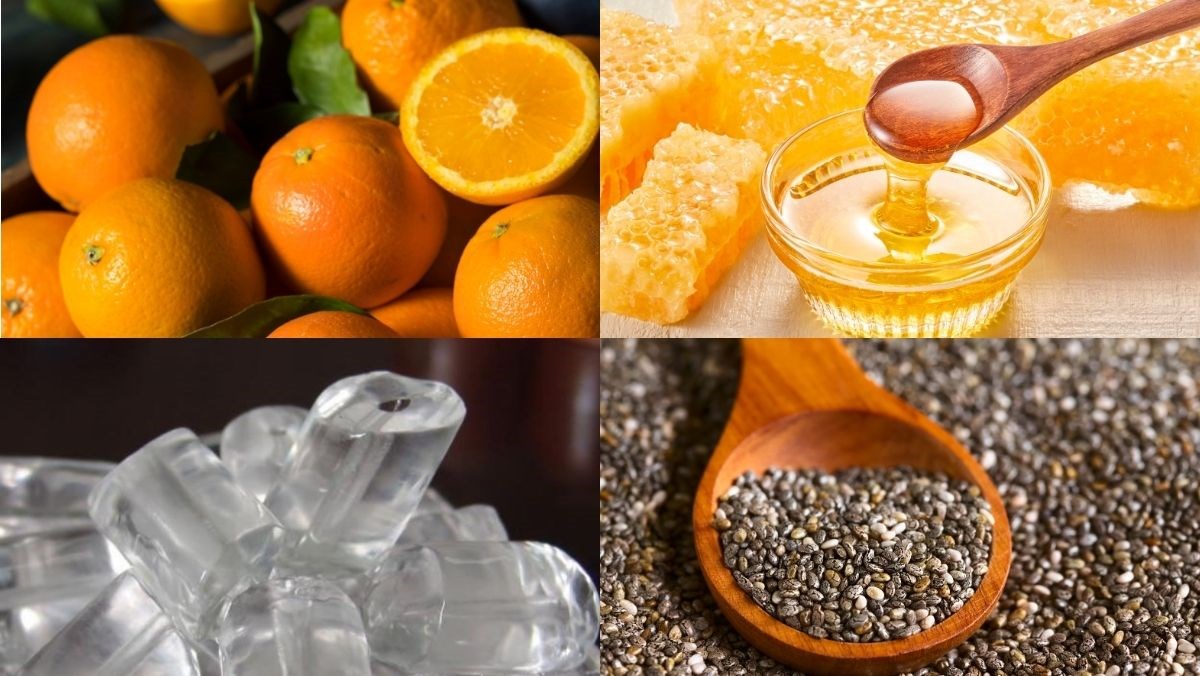 Nguyên liệu món ăn nước cam mật ong