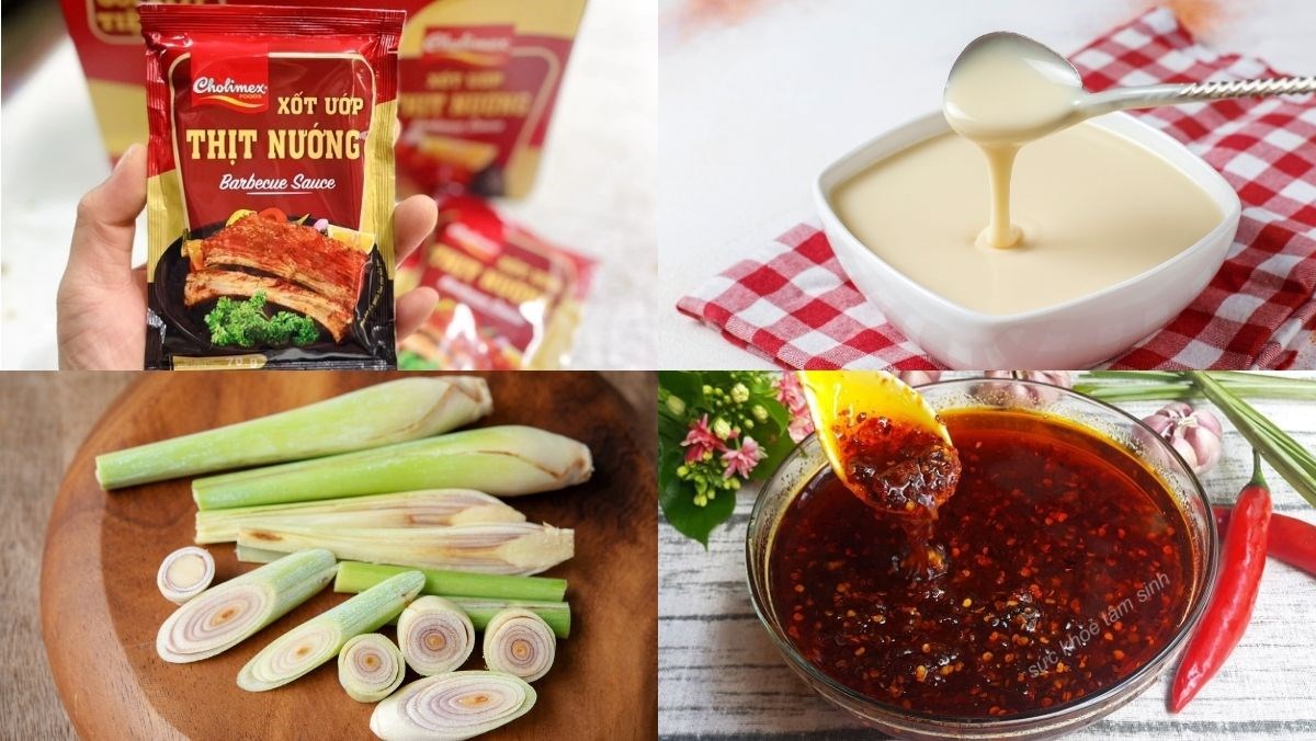 Nguyên liệu món ăn sốt ướp gà nướng