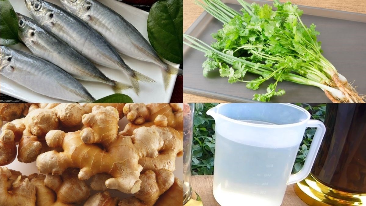 Nguyên liệu món ăn ướp cá hấp