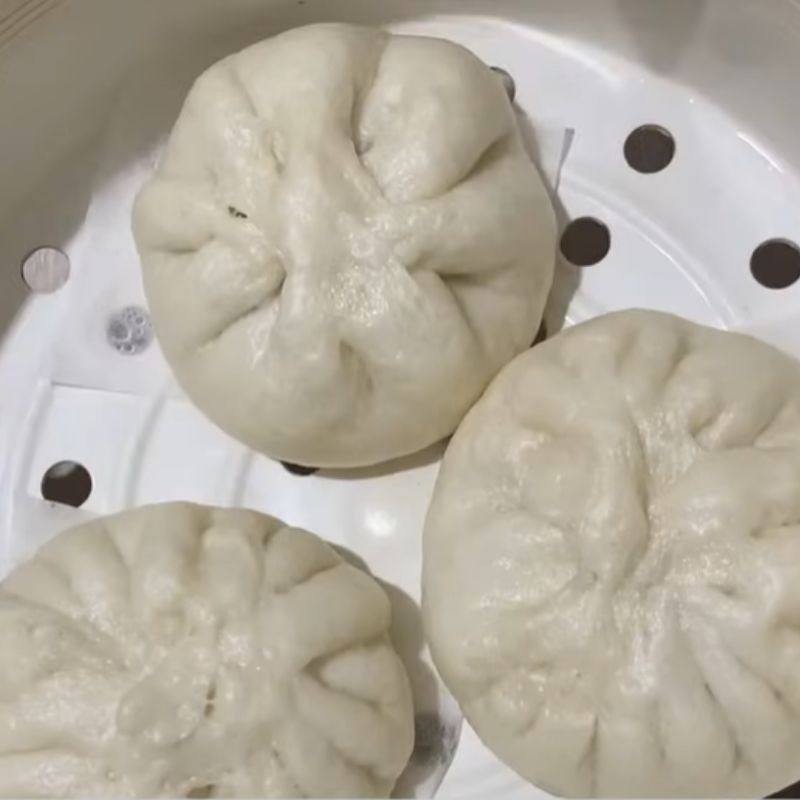 Bước 5 Ủ bánh và hấp bánh bao mềm xốp Bánh bao không cần bột nở
