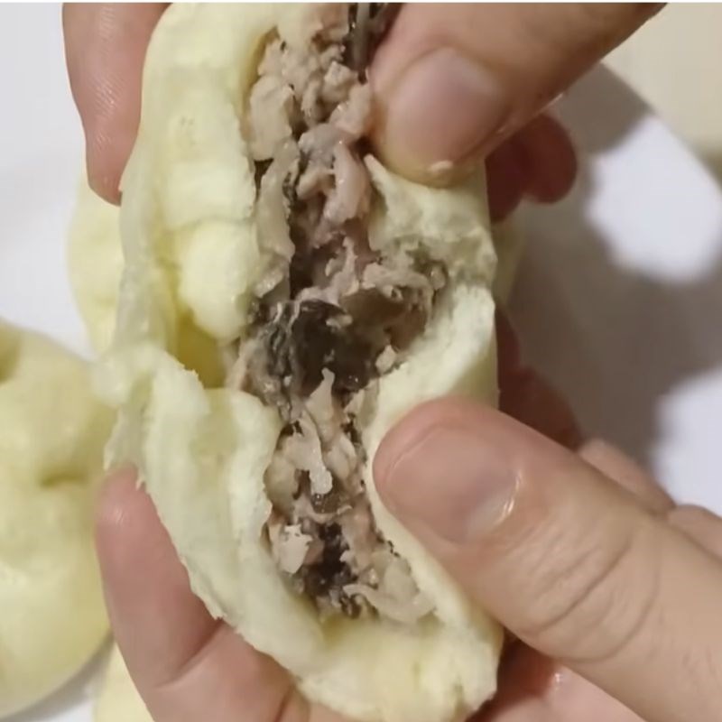 Bước 6 Thành phẩm Bánh bao không cần bột nở