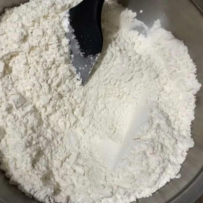 Bước 2 Trộn và nhào bột vỏ bánh bao Bánh bao không cần bột nở