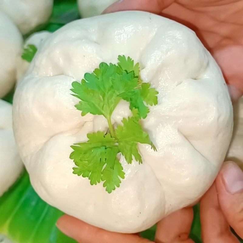 Bước 8 Thành phẩm Bánh bao bằng bột pha sẵn