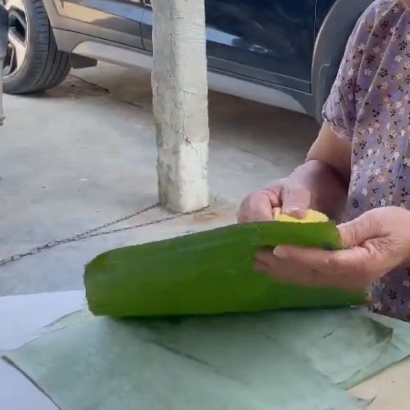 Bước 3 Cách gói bánh cóc mò đẹp Bánh cóc mò