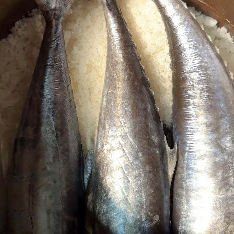 Bước 3 Cách làm cá thu muối dùi Cá thu muối dùi