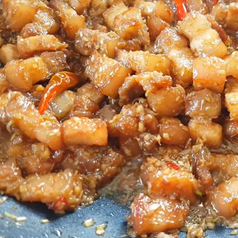 Bước 6 Thành phẩm Thịt xào mắm ruốc sả