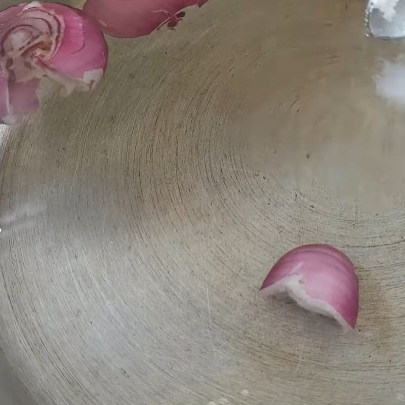 Bước 1 Sơ chế thịt ba rọi Thịt xào mắm ruốc sả