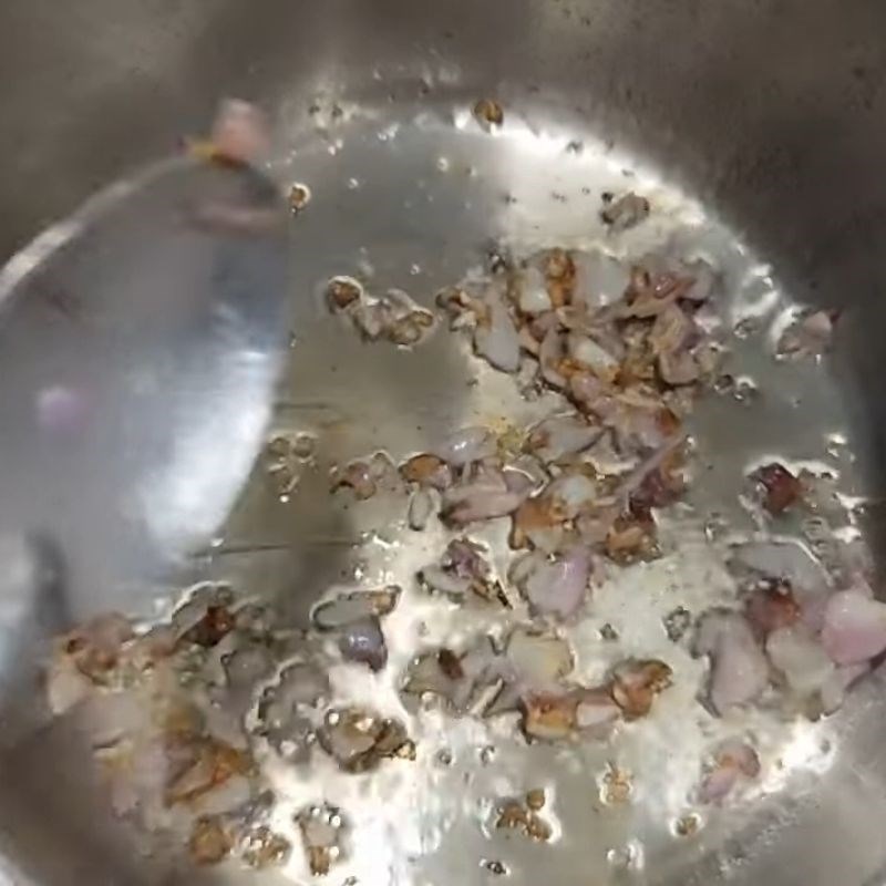 Bước 2 Cách nấu canh lá lốt thịt heo bằm Canh lá lốt nấu thịt heo