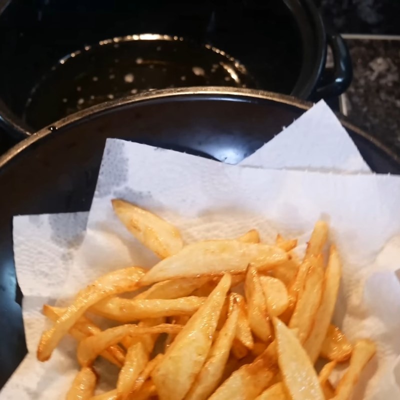 Bước 2 Chuẩn bị khoai tây chiên giòn Bánh tacos Pháp