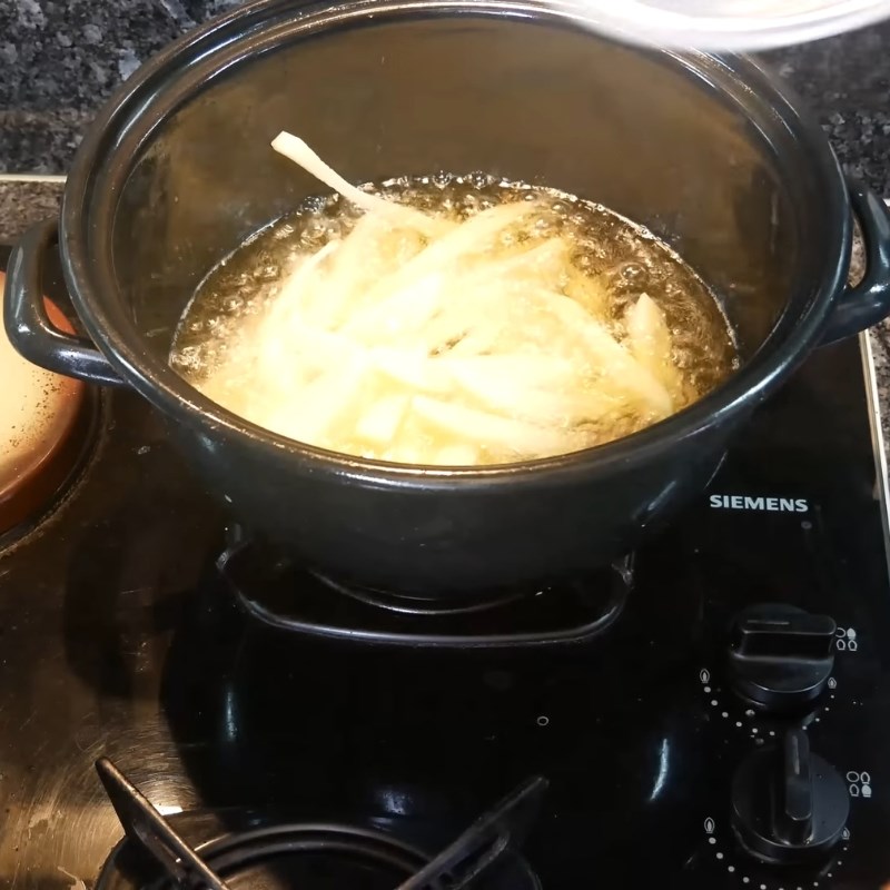 Bước 2 Chuẩn bị khoai tây chiên giòn Bánh tacos Pháp