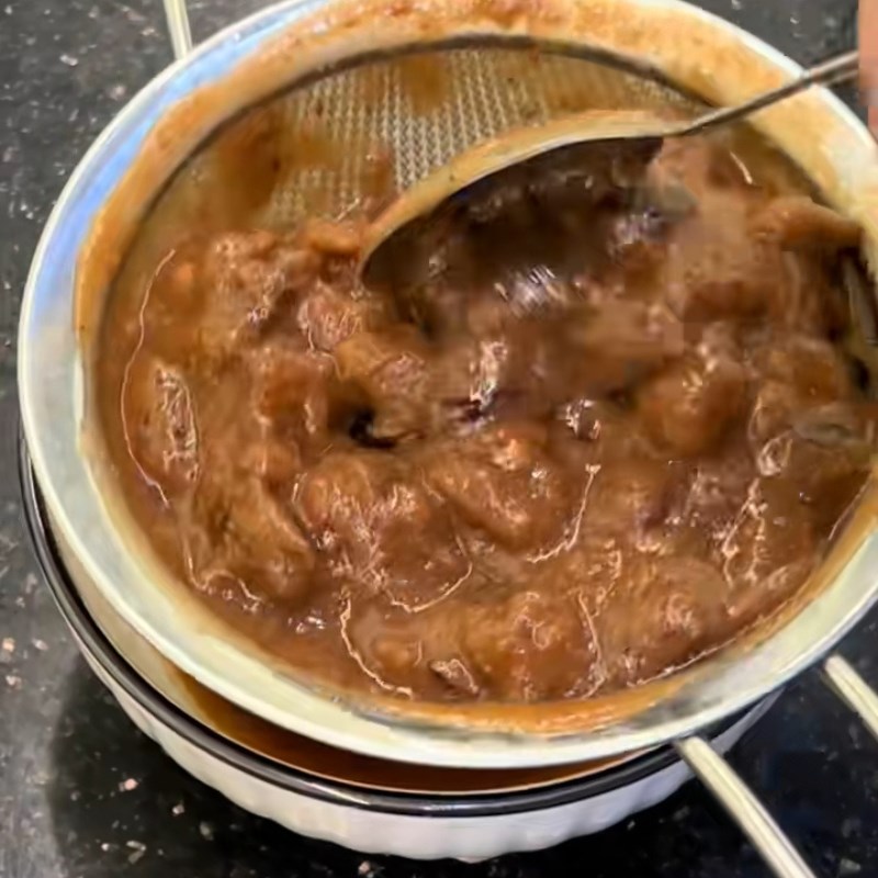 Bước 1 Chuẩn bị nước cốt me đậm đà Nước sốt me chấm thịt nướng