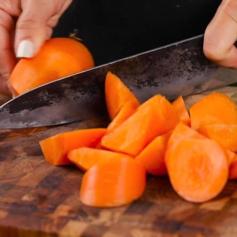 Bước 3 Chuẩn bị rau củ ăn kèm Đùi cừu nướng