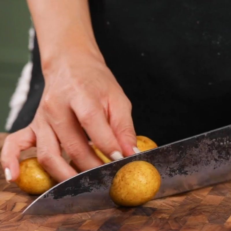 Bước 3 Chuẩn bị rau củ ăn kèm Đùi cừu nướng