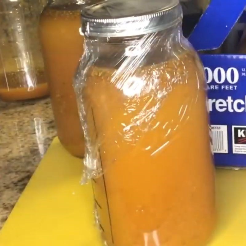 Bước 3 Đóng bình và ủ rượu gừng Gừng ngâm rượu