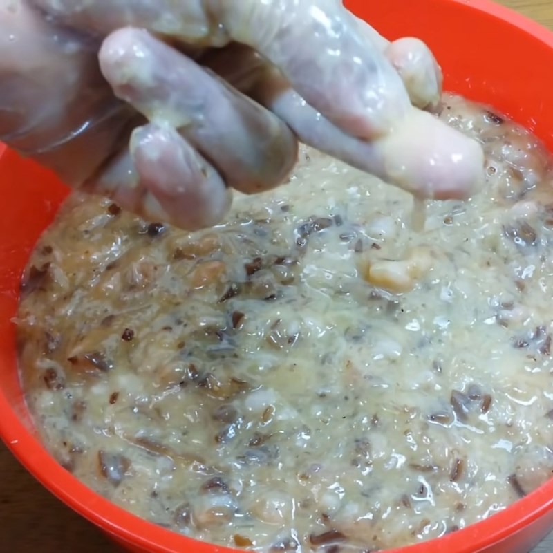 Bước 4 Hấp chả trứng cơm tấm Chả trứng cơm tấm