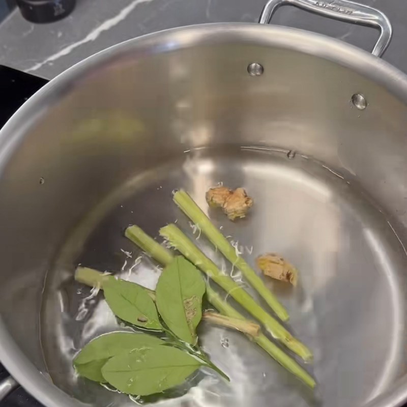 Bước 4 Hấp ốc nhồi lá gừng thơm lừng Ốc hấp lá gừng