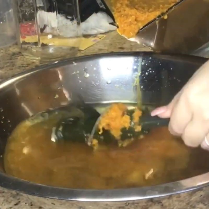 Bước 2 Hòa trộn toàn bộ rượu gừng Gừng ngâm rượu