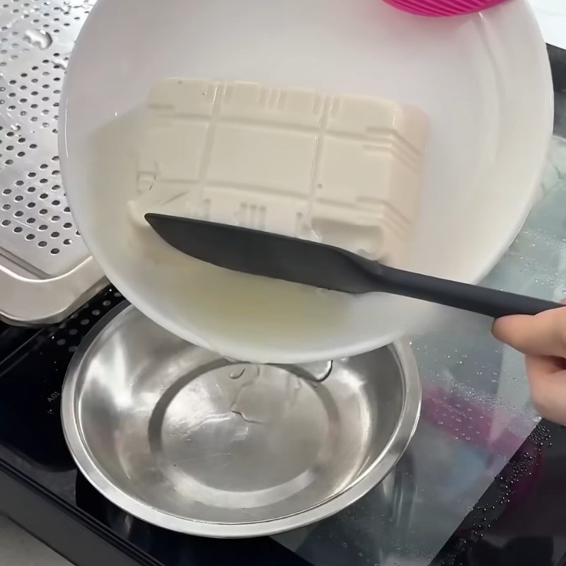 Bước 4 Hoàn thành món đậu hũ non sốt xì dầu Đậu hũ non hấp sốt xì dầu