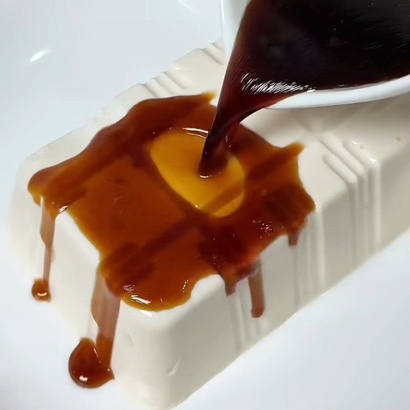 Bước 4 Hoàn thành món đậu hũ non sốt xì dầu Đậu hũ non hấp sốt xì dầu