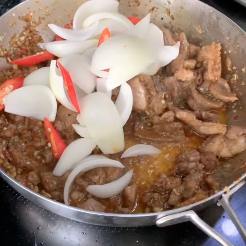 Bước 3 Hoàn thành món nhím xào sả ớt thơm ngon Nhím xào sả ớt