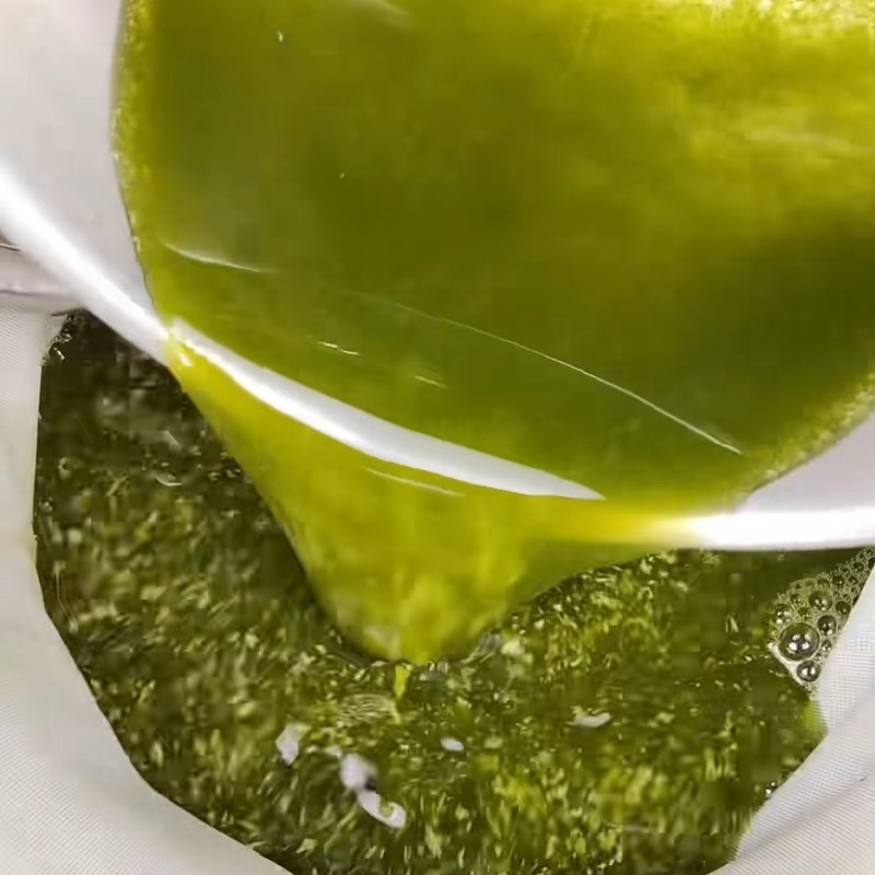 Bước 3 Hoàn thành món thạch sương sáo Sương sáo từ lá tươi