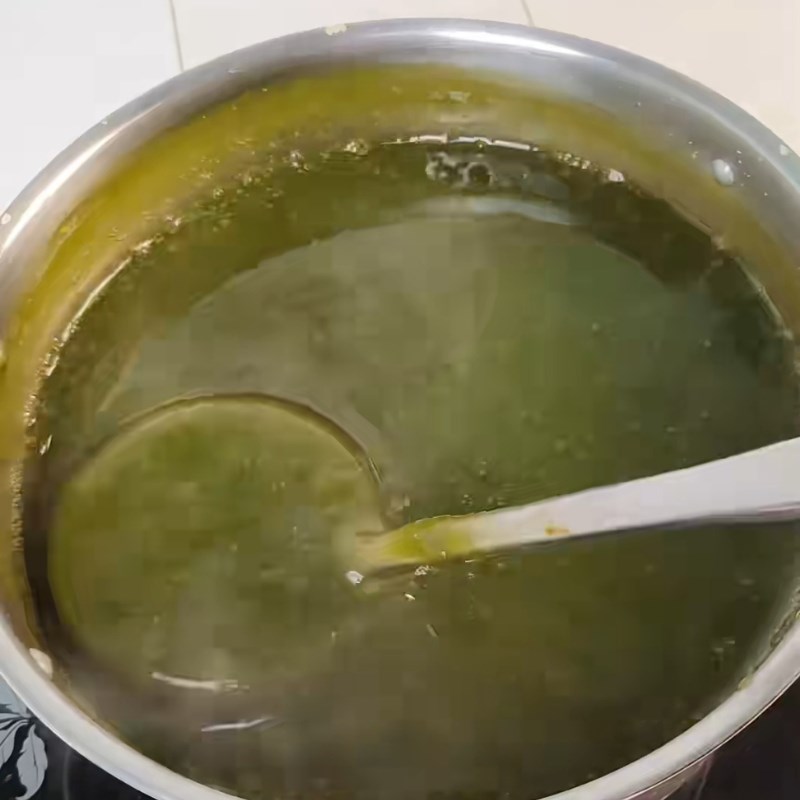 Bước 3 Hoàn thành món thạch sương sáo Sương sáo từ lá tươi