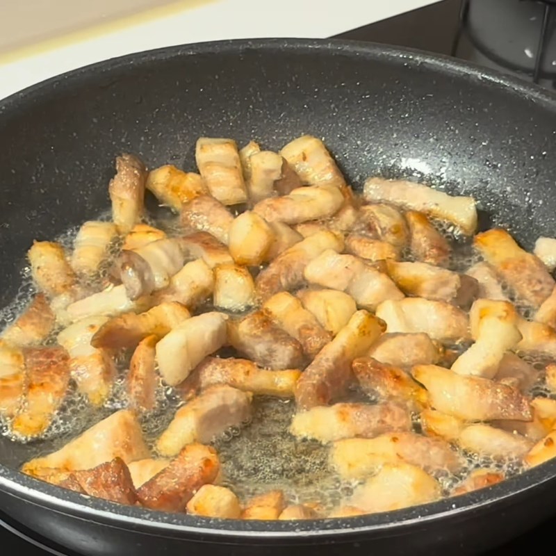 Bước 3 Làm kho quẹt tôm thịt Kho quẹt tôm thịt