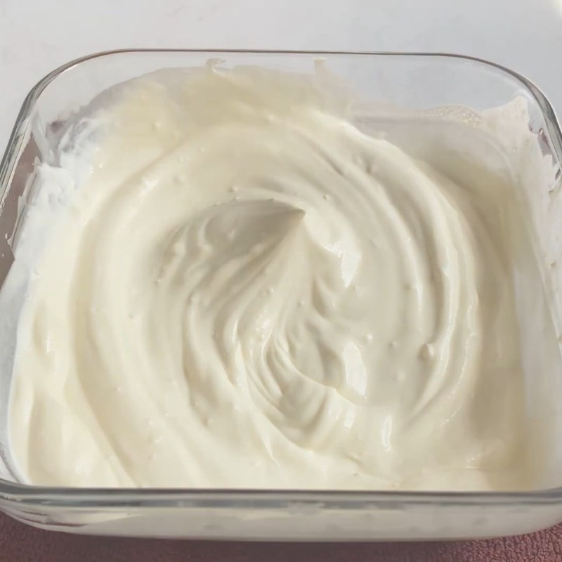 Bước 3 Làm sốt kem phô mai chấm Mochi chấm kem sữa