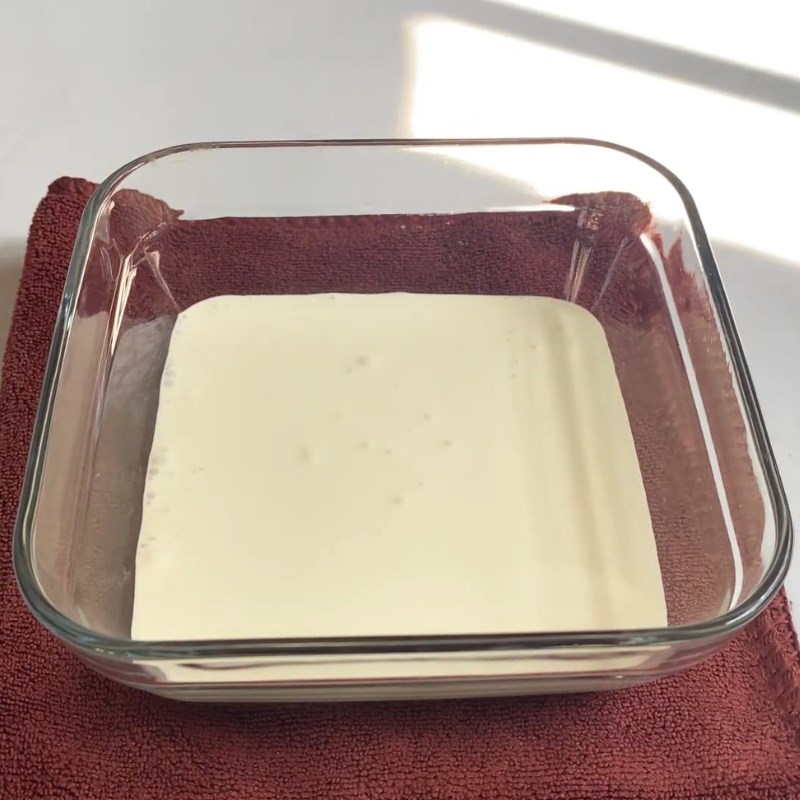 Bước 3 Làm sốt kem phô mai chấm Mochi chấm kem sữa