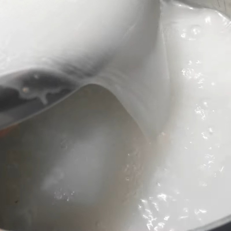 Bước 3 Nấu bột báng, bột khoai và củ quả Chè kiểm