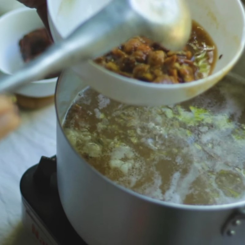 Bước 3 Nấu canh chua Canh chua bông so đũa