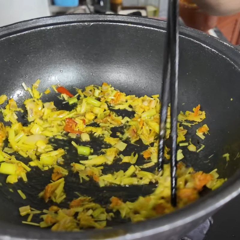 Bước 4 Nấu giả cầy thịt lợn Thịt lợn nấu giả cầy