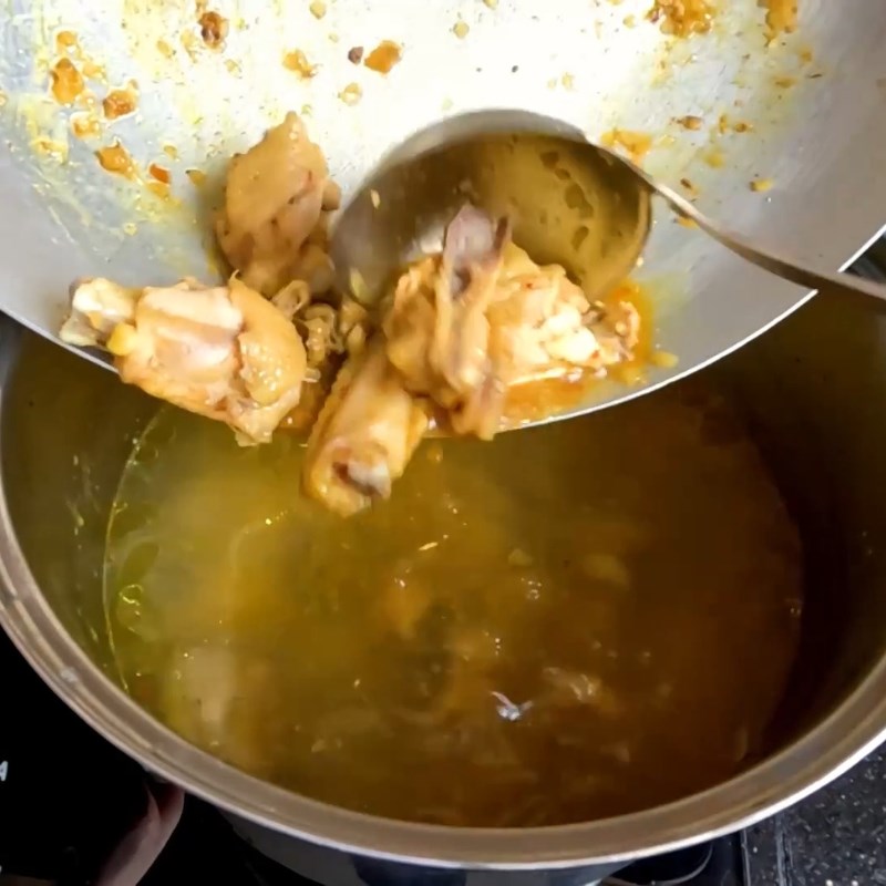 Bước 6 Nấu lẩu gà hấp hèm Gà hấp hèm