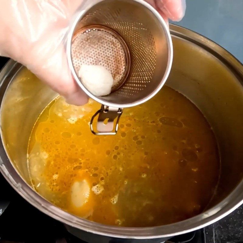 Bước 6 Nấu lẩu gà hấp hèm Gà hấp hèm