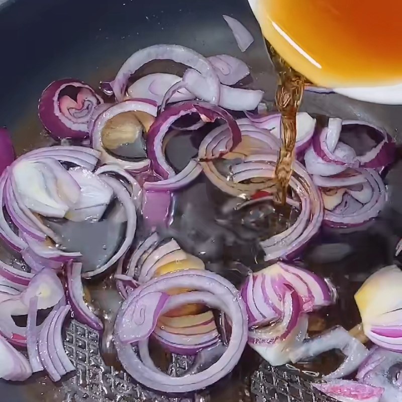 Bước 1 Nấu mắm kho quẹt Kho quẹt không thịt