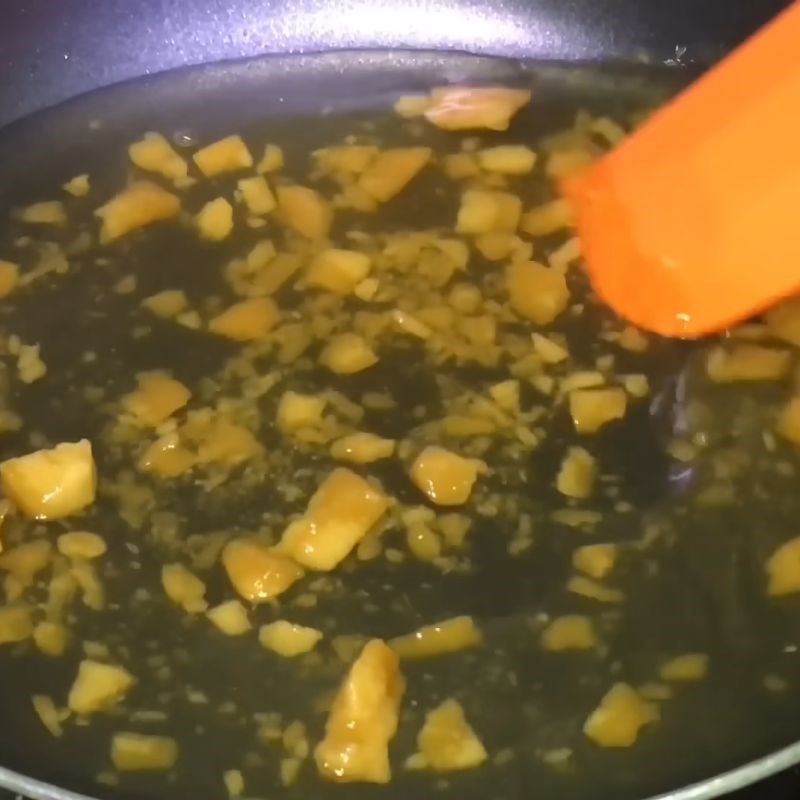 Bước 3 Nấu nước đường thốt nốt Bánh bò bằng bột gạo