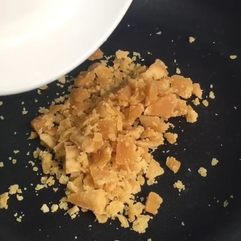 Bước 3 Nấu nước đường thốt nốt Bánh bò bằng bột gạo