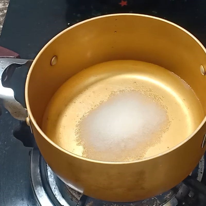 Bước 2 Nấu nước giấm đường để ngâm gừng Gừng ngâm giấm