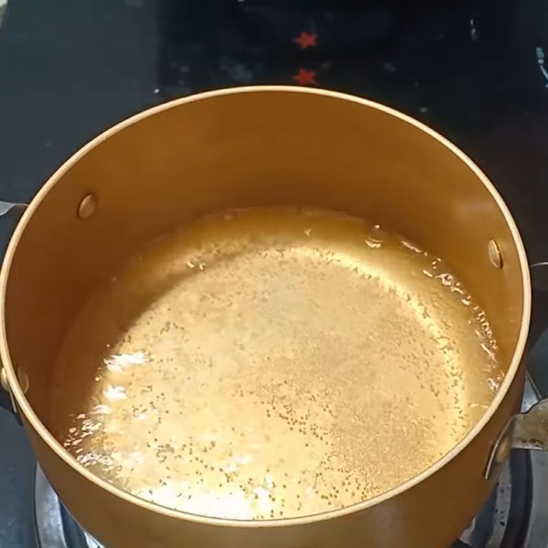 Bước 2 Nấu nước giấm đường để ngâm gừng Gừng ngâm giấm