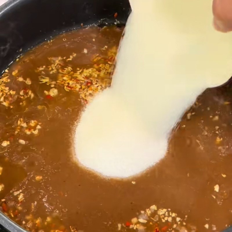 Bước 3 Nấu sốt me sền sệt hoàn hảo Nước sốt me chấm thịt nướng