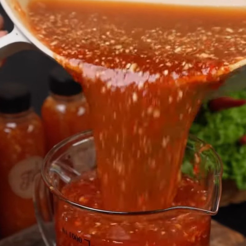 Bước 3 Nấu và hoàn thiện nước sốt trộn gỏi chua ngọt Nước trộn nộm